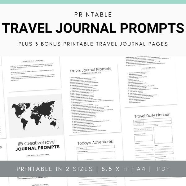 Travel Journal - Etsy