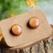 see more listings in the Wood stud earrings section