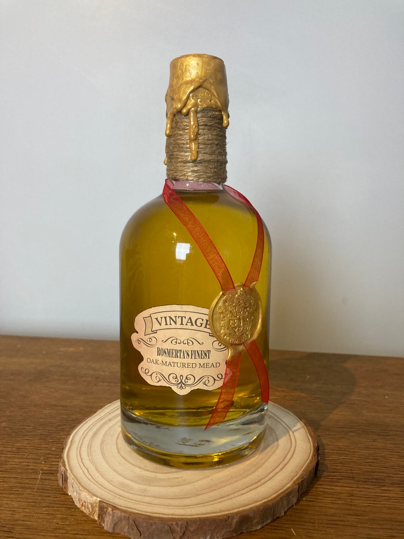 Madame Rosmerta's Finest Oak Matured Mead Harry Potter Etsy