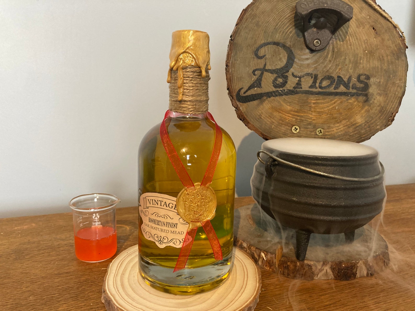 Madame Rosmerta's Finest Oak Matured Mead Harry Potter Etsy