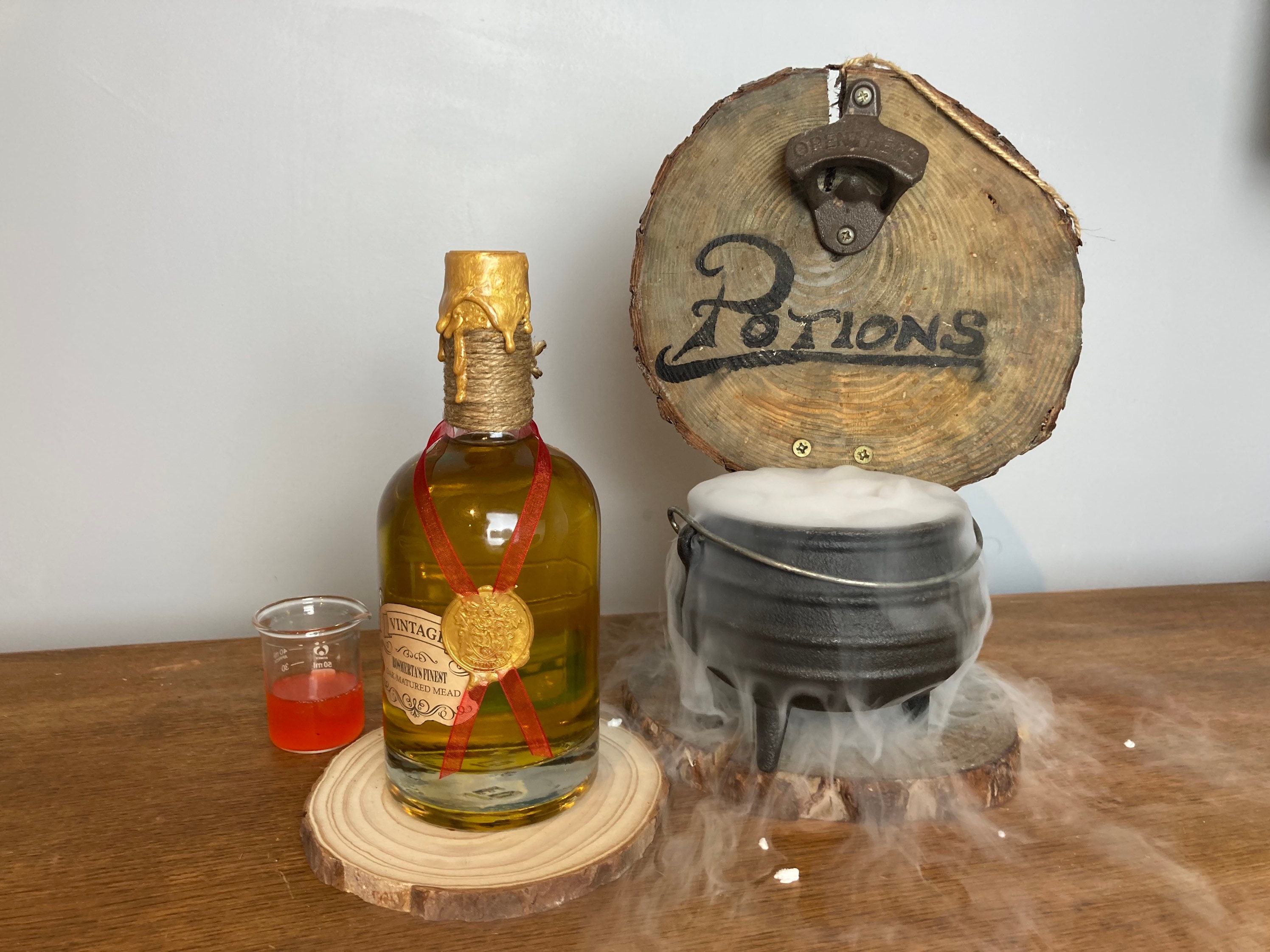 Madame Rosmerta's Finest Oak Matured Mead Harry Potter Etsy