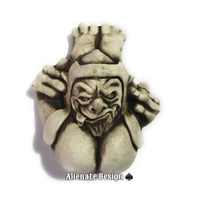 TARGA DA PARETE GARGOYLE/maschera per interni o per giardino...&quot;Arthur&quot;