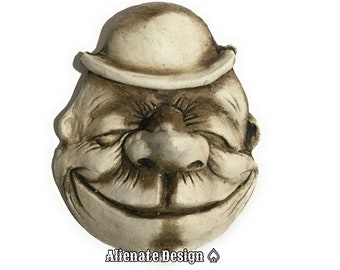 Wall hanging Gargoyle "STANLEY” Stone wall plaque for indoors or for the garden