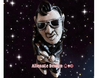 ELVIS Rock Icon Statue.... Lemprechaun VIII is "The Elvichaun"... King of Rock n' Roll