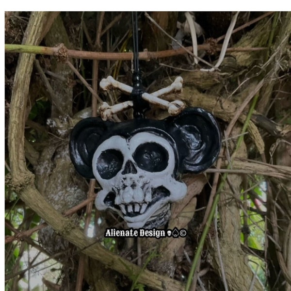 Shrunken Head Rear View Mirror Etsy