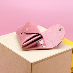 Cartera minimalista para mujer cir. 11,5x8x3,5 cm. Carteras pequeñas para mujer. Regalos para ti. Cartera fina para mujer.