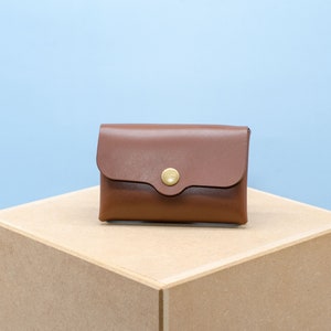 Schlanke Portemonnaie für Damen. Minimalistische Brieftasche. Leder Geldbeutel. Leder Etui. Geschenk für ihn. Geschenk für Sie. Geldbörse.