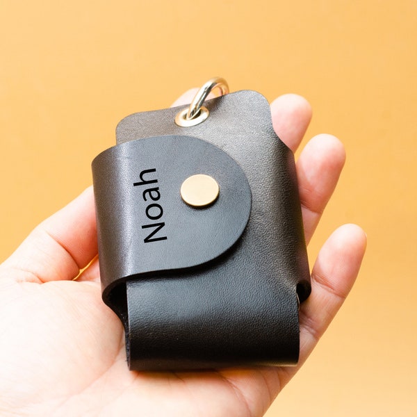 Schlüssel Etui für Auto mit Gravur.  Schlüsseltasche für Auto. Schlüsseltasche aus Leder. Schlüssel Etui. Car key case. Geschenke für ihn.