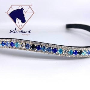 Custom Colour 1/2″ Preciosa Crystal Browband