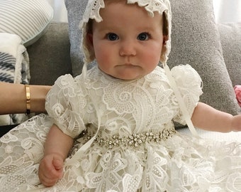 Christening dress made to order from your wedding dress! Fast turnaround time