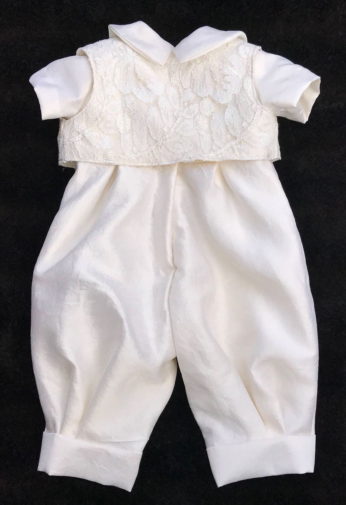 Boy Christening Romper Made to Order From Your Wedding Dress - Etsy