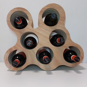 CELLAR Made in Italy - wooden design WINE RACK | Unique Gift | Wine Lover | Gift for Him and Her