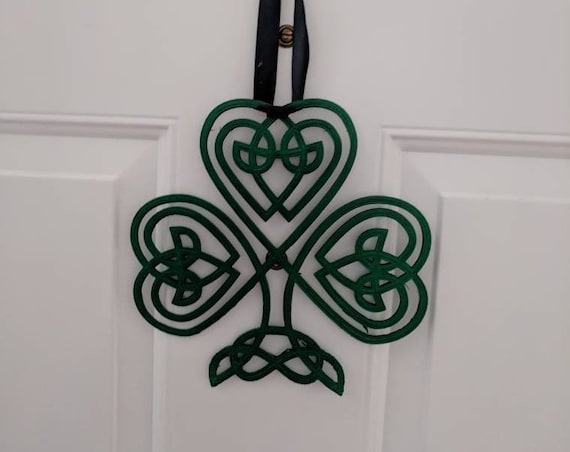 Celtic Shamrock Window Decor