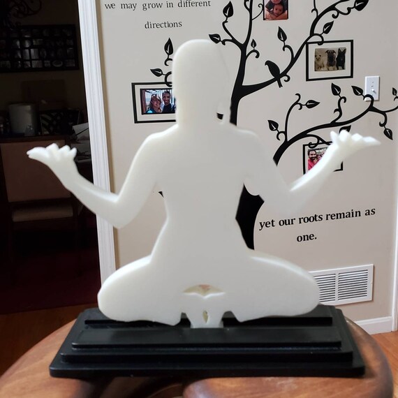 Yoga Silhouette Statue