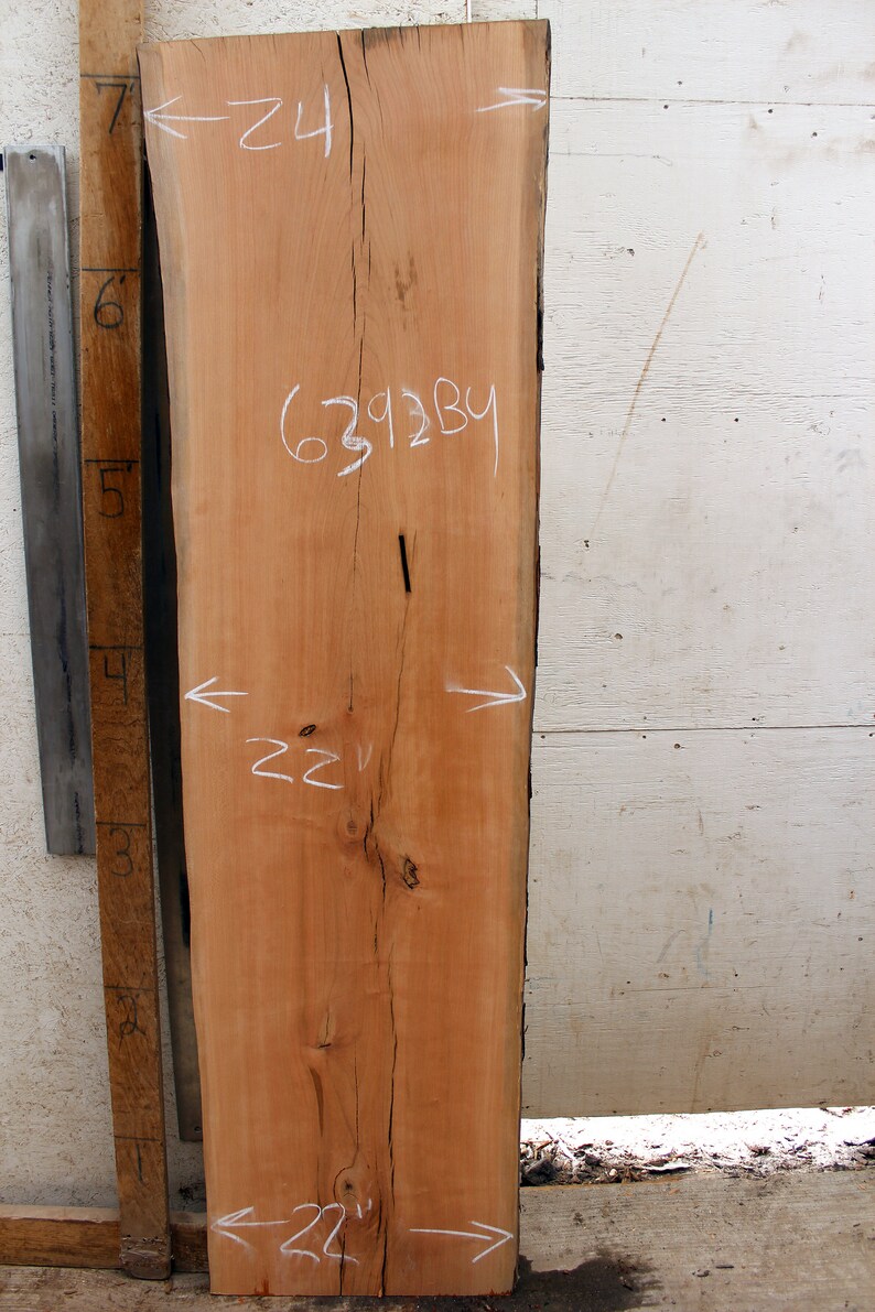 Cherry Wood Slab Vanity Countertop Live Edge Bar Top Natural Etsy