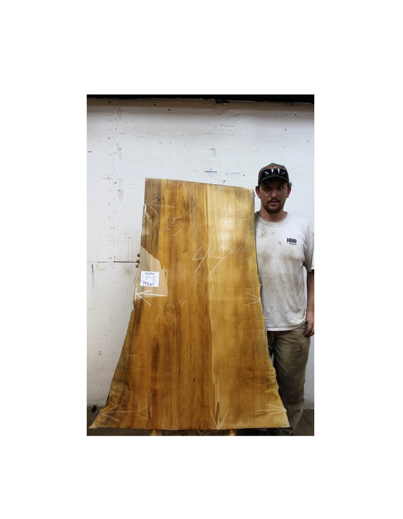 Maple Wood Slab Desk Live Edge Vanity Counter Diy Natural