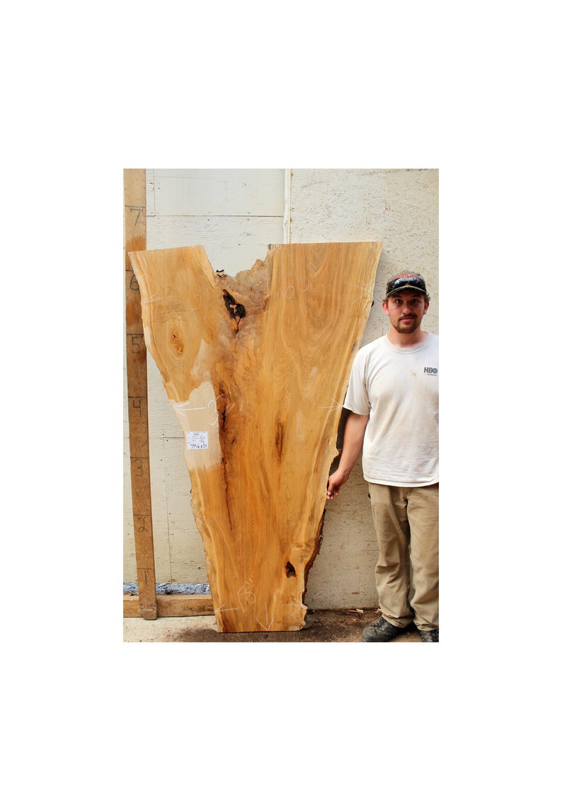 Maple Slab Live Edge Kitchen Island Top Natural Raw Wood Etsy