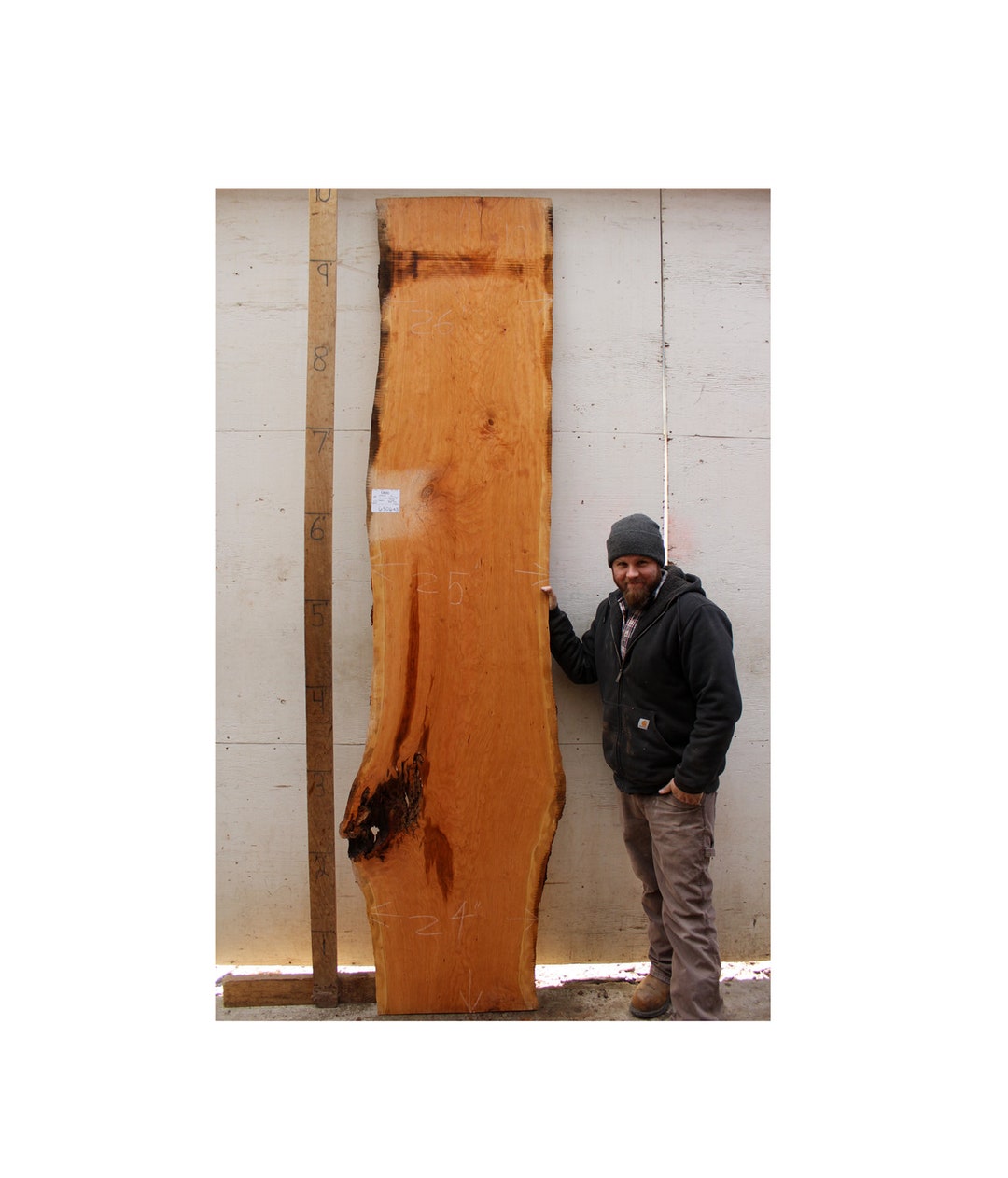 Live Edge Cherry Bar Top DIY Natural Wood Slab Countertop Etsy