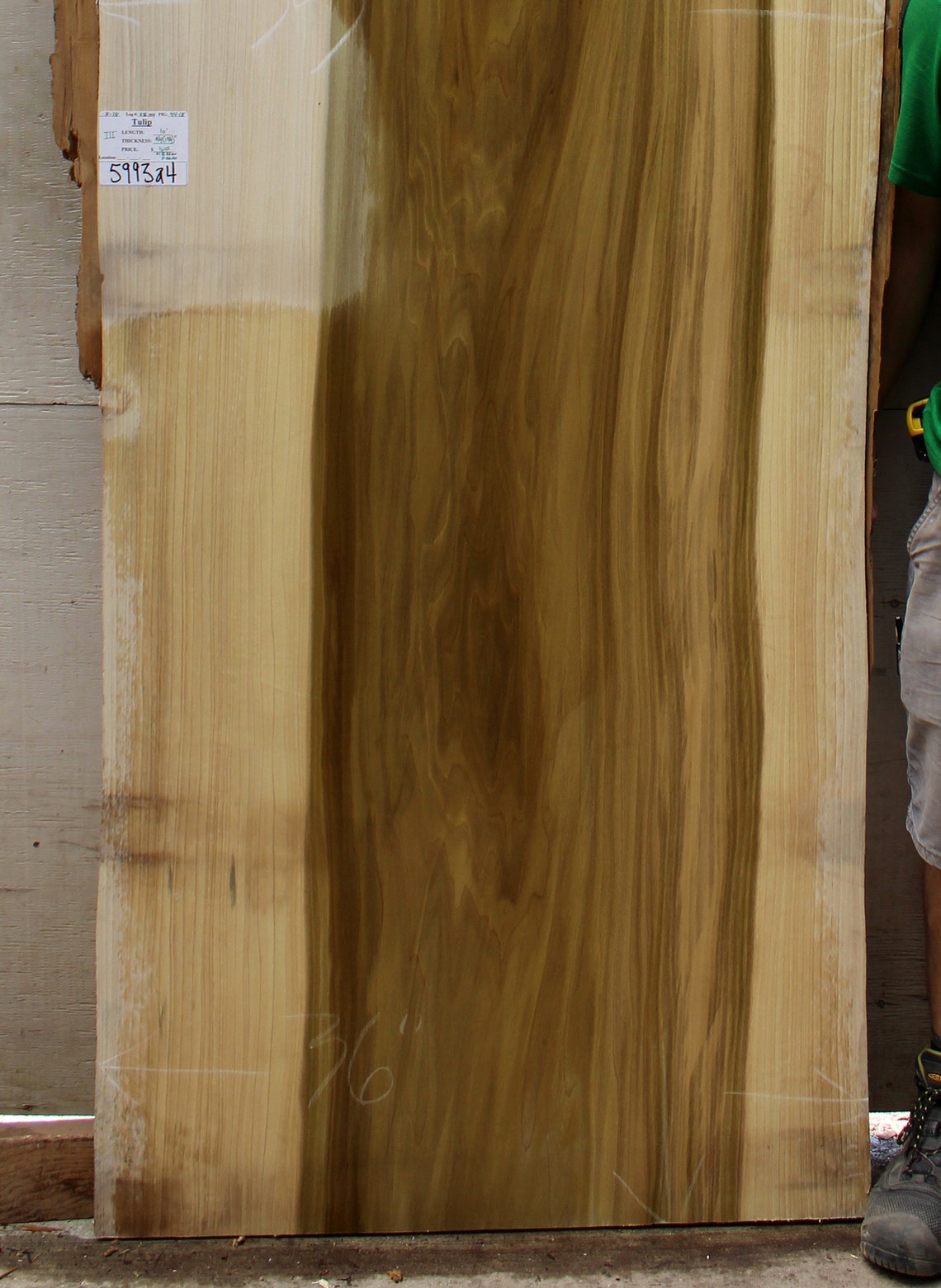 Natural Raw Wood Slab Poplar Tulip Custom Bar Top Wooden Etsy