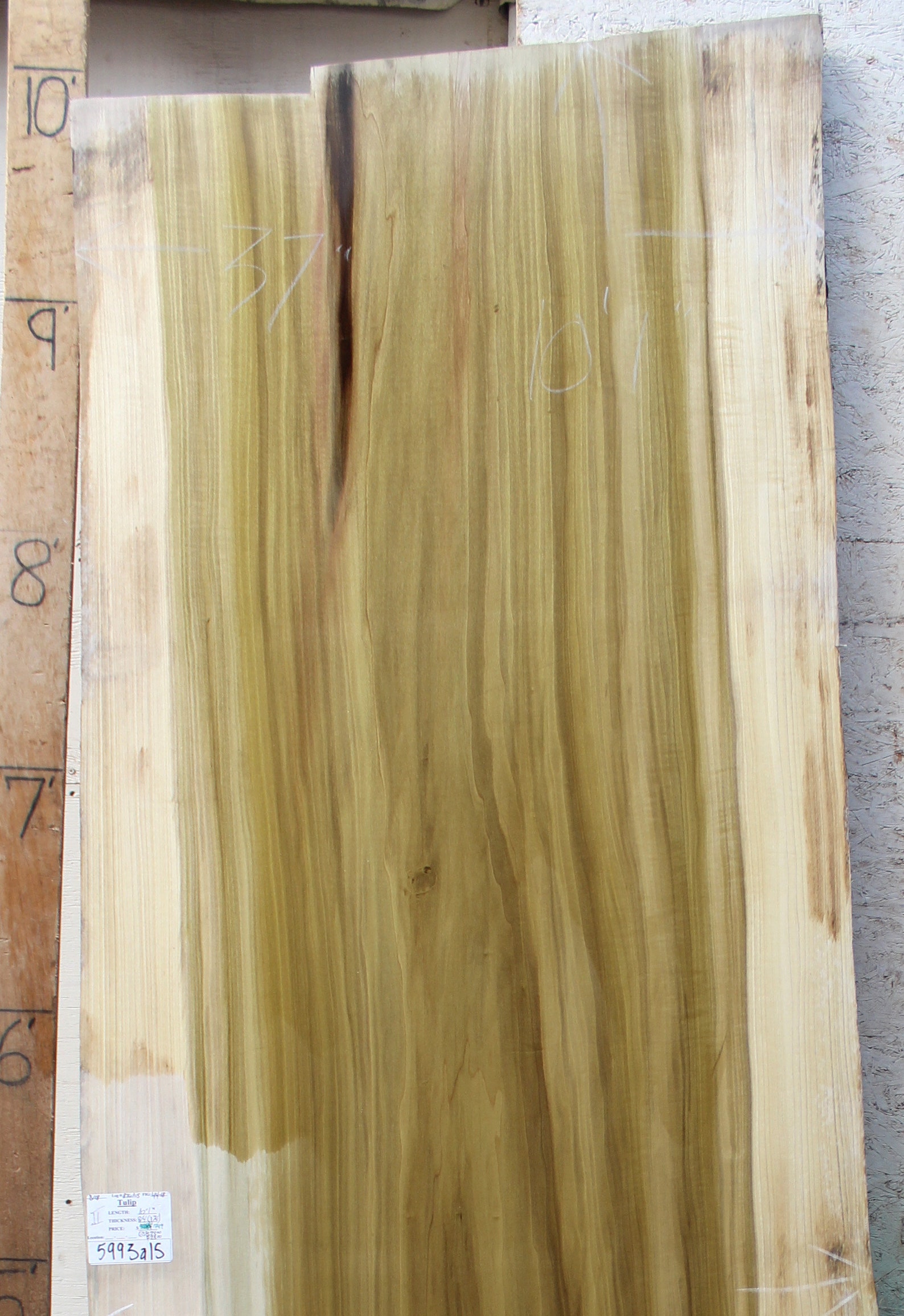 Poplar Tulip Custom Natural Raw Wood Slab Dining Tabletop Etsy UK