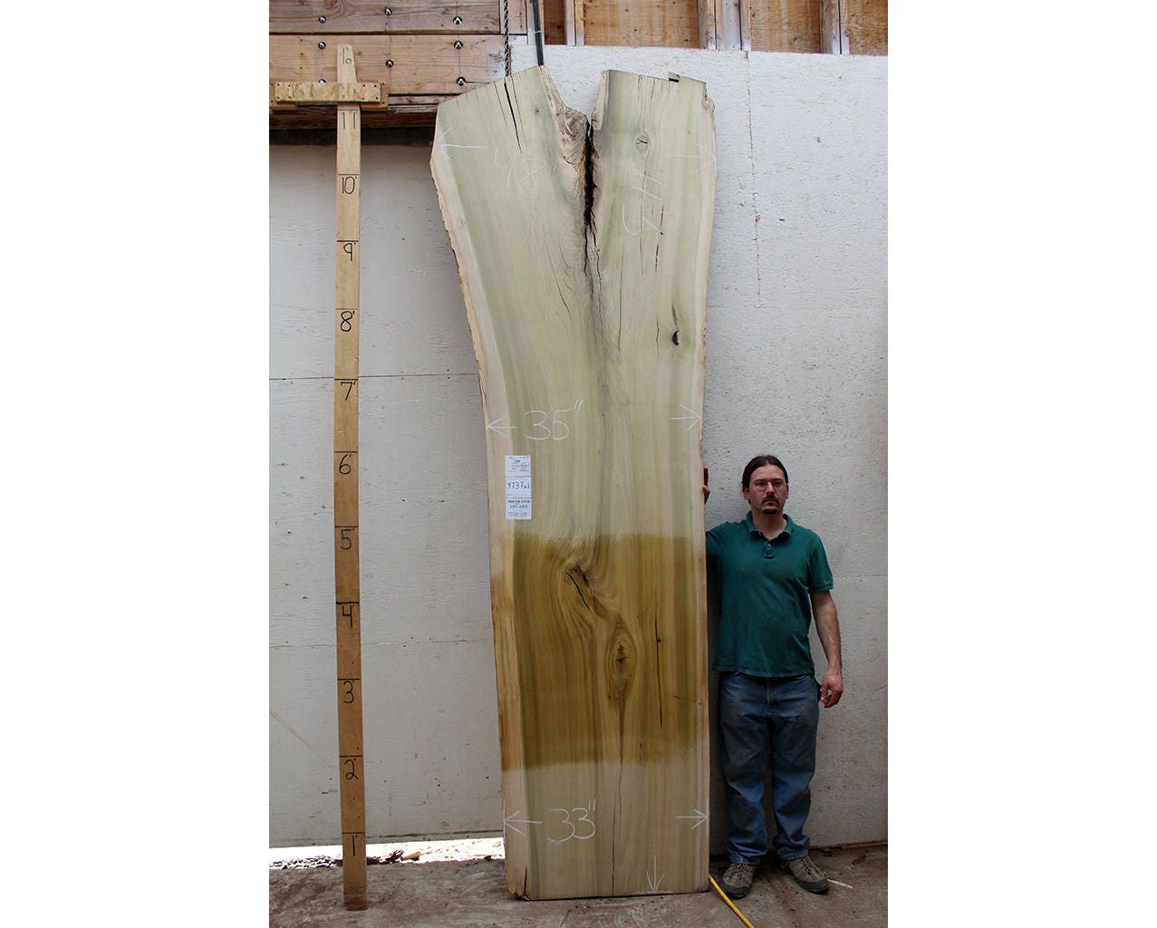 Tulip Poplar Natural Live Edge Wood Slab Tabletop Wide Board Etsy
