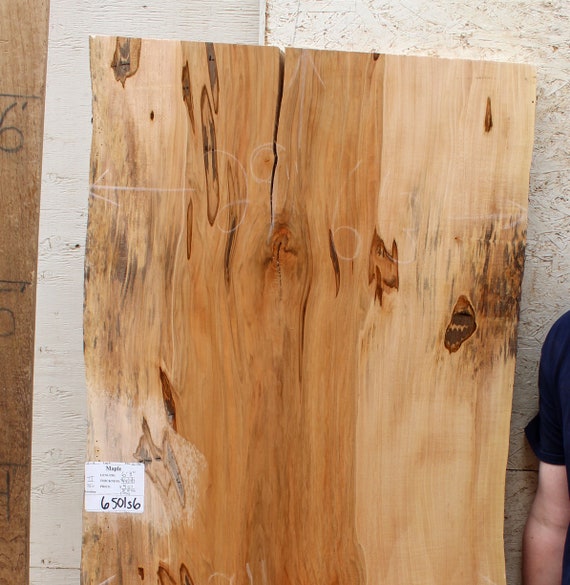 Ambrosia Wood Slab Countertop Live Edge Bartop Natural Wooden Etsy