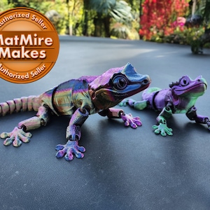 3D Printed Crested Gecko Articulating Toy