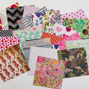 Color Paper Scrap Pack, Gorgeous Paper Pack, Assorted Papers, Decorative Papers, Junk Journals, Craft Paper, Art Paper, Collage Paper,