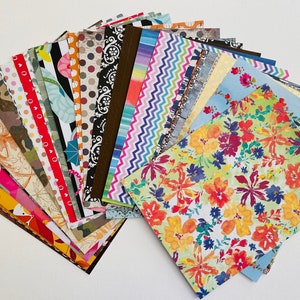 Color Paper Scrap Pack, Gorgeous Paper Pack, Assorted Papers, Decorative Papers, Junk Journals, Craft Paper, Art Paper, Collage Paper,