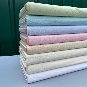 100 % bomullslackpasta Ashley blommiga färgade nyanser hantverk quiltning lapptäcke bunting sömnadsprojekt tygmaterial | 44" - 112 cm bred