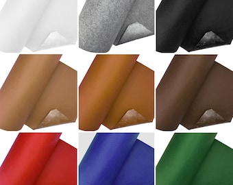 Self Adhesive Felt Fabric, Sticky Back Polyester Felt 48cm Wide, 1.2mm Peel and Stick Craft Material, Various Colours & Sizes