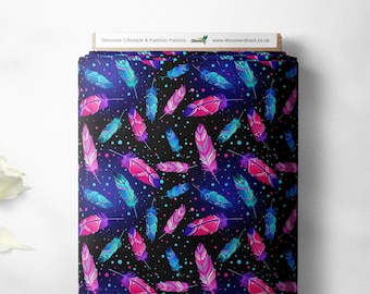 100% Cotton Yoga & Beauty Novelty Printed Design Quilting Kids Craft Dress Quality Sewing Premium Fabric Material | 55" - 140cm Wide