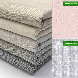 Sparkle Digital Print Design Premium Cotton Rich Linen Fabric Crafts Blinds Curtains Patchwork Upholstery | 55&quot; -140cm | Sold Per Half Metre