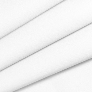 Plain White 100% Cotton Fabric Material - Curtains, Dress Making, Home  Decor - 240cm Extra Wide