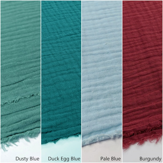 Tessuto Doppia Garza Slub Tinta Unita Taupe | Mondial Tissus - Foto 2