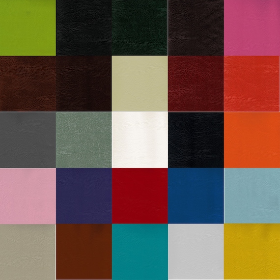 Ecopelle Al Metro Tessuto Similpelle Vinilica - Ignifugo, Impermeabile, Larghezza 140cm, Per Sedie E Progetti Tappezzeria Pelle Sintetica - Foto 3