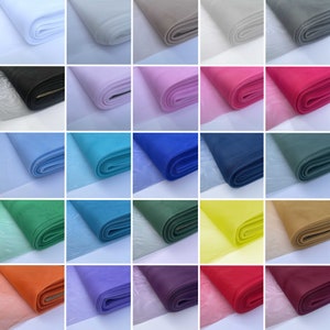 Dress Net Tulle Tutu Stiff Rigid Extra Wide Mesh Fairy Bridal Petticoat Layering Polyester Lightweight Fabric Material | 60&quot; - 150 cm Wide