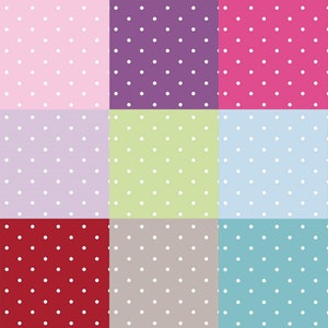Colección Dotty Design 100 % tela de algodón de estilo de vida para ropa de cama, cortinas, cojines, tapicería/54&quot; - 137 cm de ancho/se vende por medio metro
