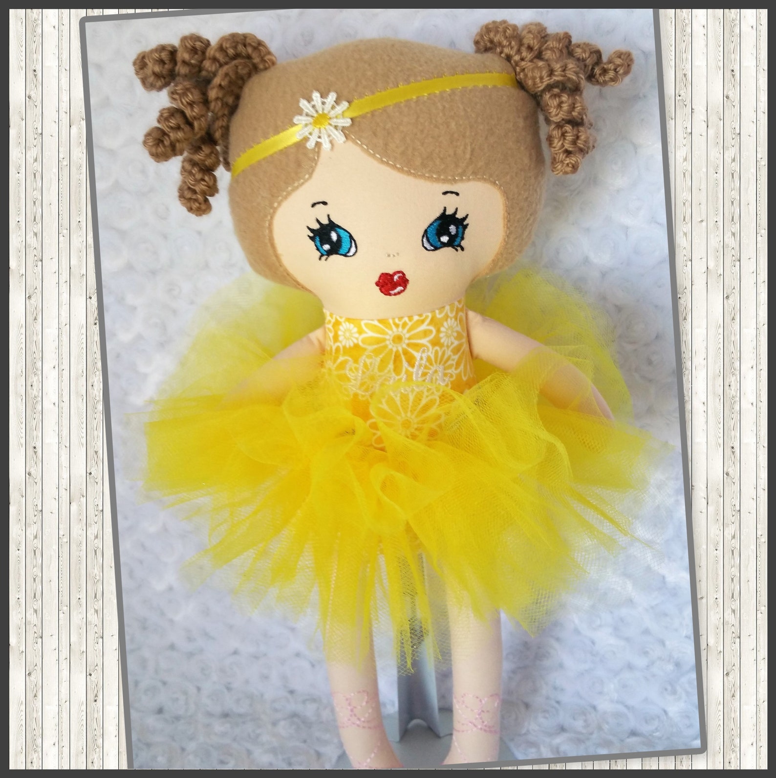 Handmade Rag Doll Fabric Doll Custom Order Etsy