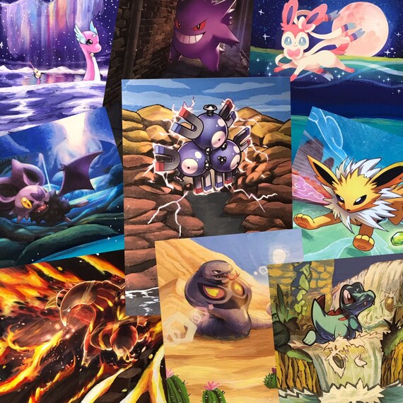 Custom Painted Pokemon Cards Made To Order Etsy Custom Painted Pokemon Cards Made To Order Etsy