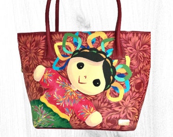 Hand painted Bag, Handbag for Women, Tote Bag, Shoulder Bags, Canvas Bag, Bags for Women, Bags and Purses
