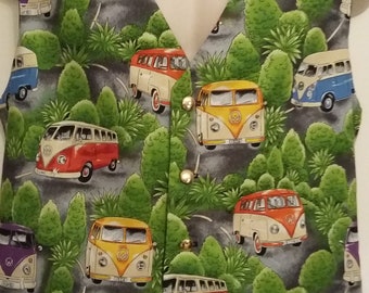 Camper van, retro camping RV waistcoat/vest