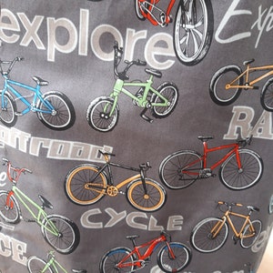 Cycles, cycling themed men's waistcoat image 2