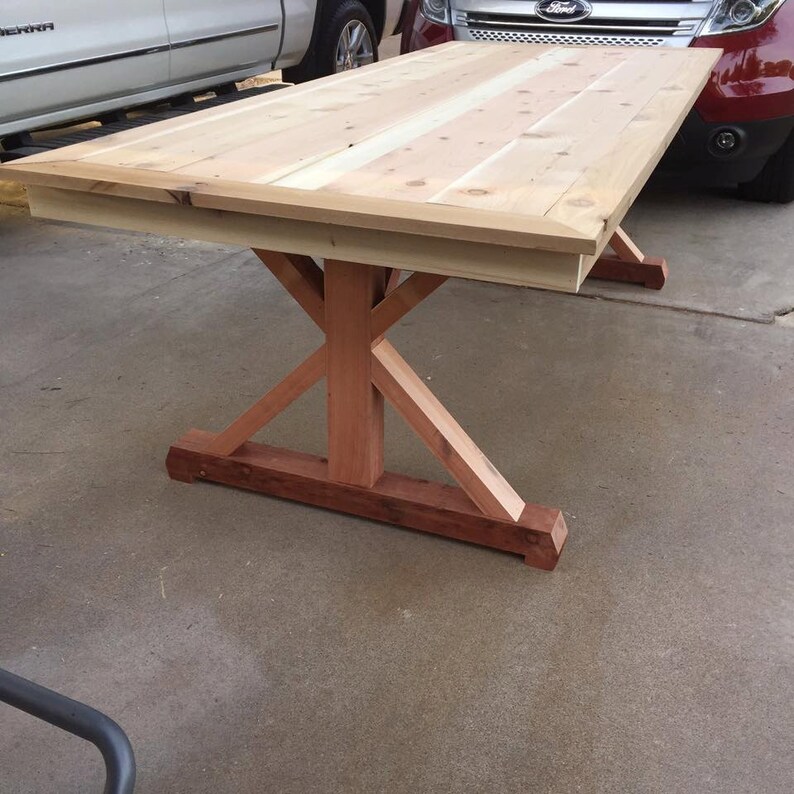 Outdoor Farmhouse Table Etsy