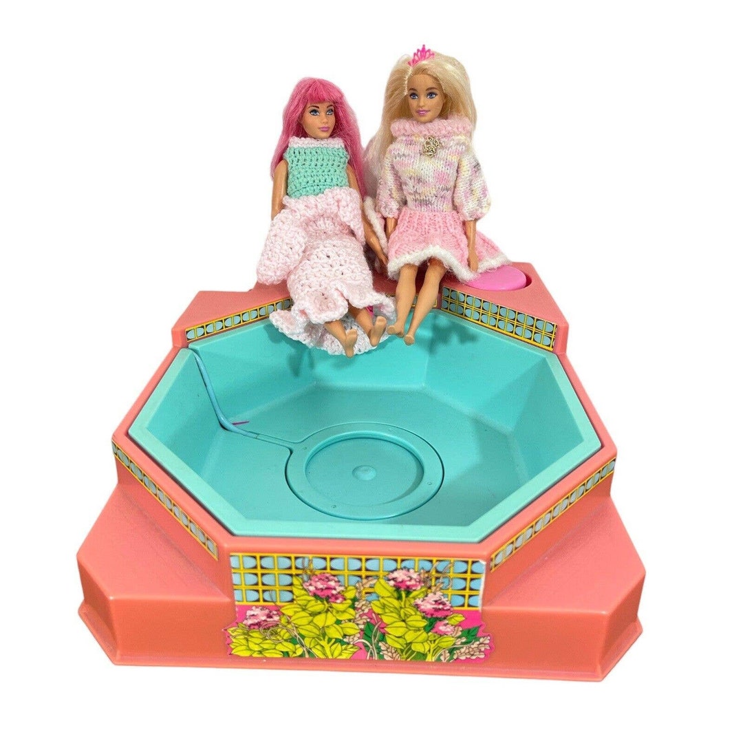 Vintage 1983 barbie Bubbling Spa Hot Tub Jacuzzi Etsy