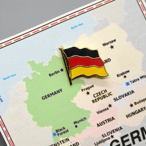 Germany Flag Pin / Tie Tack / Lapel Pin / Country Flag Pin