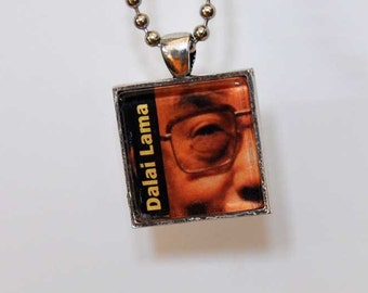 Art Necklace / Dalai Lama's Eye Pendant / Wearable Art