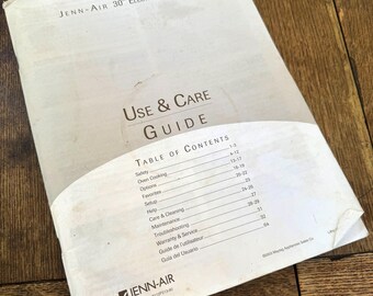 Jenn Air Use and Care Guide, Manual