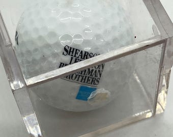 Shearson Lehman Brothers Golf Ball in a Box / Case