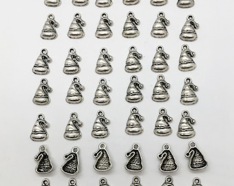 44 Santa Hat Charms Lot